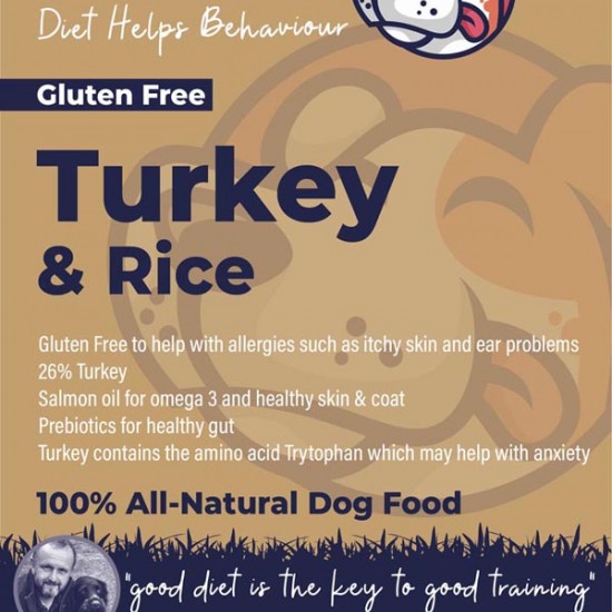 Turkey Rice 26 Turkey Calm Dog Allergies Salmon Oil